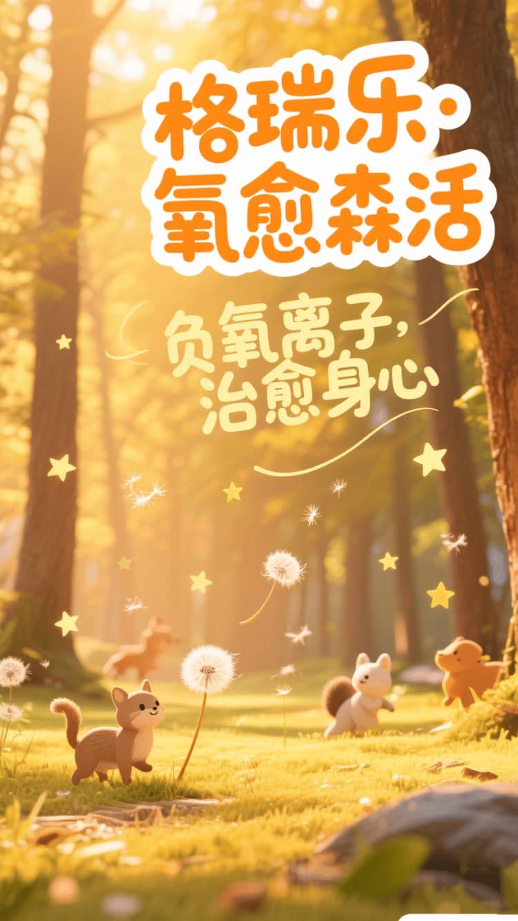 格瑞樂?氧愈森活，負氧離子，治愈身心